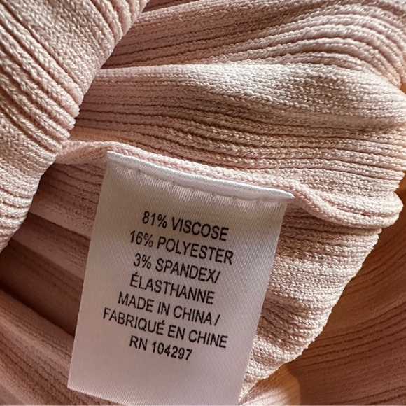 MILLY ribbed knit wrap ruffle trim dress FINAL PRICE NO OFFERS - Picture 5 of 6